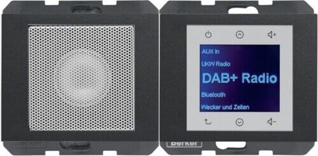 Radio K.1 Touch DAB+ cu difuzor antracit mat 29807006 Berker